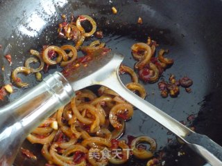 小炒肉皮的做法步骤：8