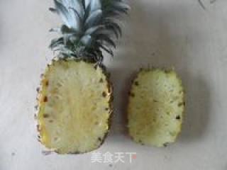 菠萝香肠炒饭的做法步骤：1