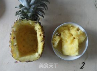 菠萝香肠炒饭的做法步骤：2