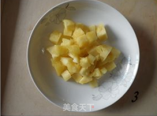 菠萝香肠炒饭的做法步骤：3