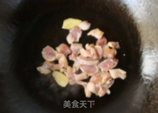 菜花炒肉的做法步骤：4
