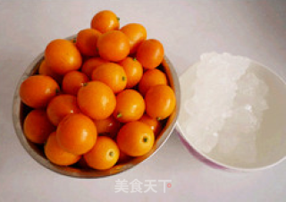 金桔蜜饯的做法步骤：1