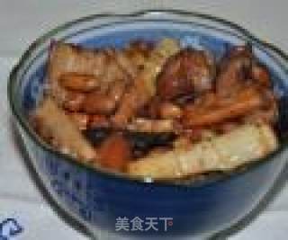 春笋花生肉的做法步骤：4