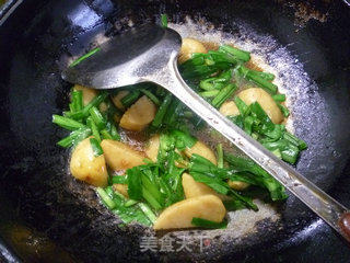 韭菜炒香芋的做法步骤：11