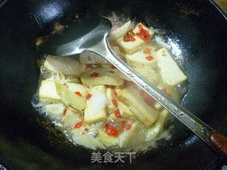 笋尖烧豆腐的做法步骤：9