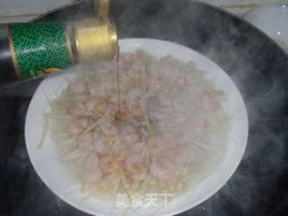 家常快手菜——金针粉丝蒸虾的做法步骤：9