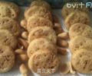 减肥佳品-无油花生酱饼干微波炉版的做法步骤：11