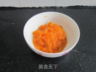 豆沙馅南瓜饼的做法步骤：2