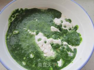 菠菜煎饼的做法步骤：7