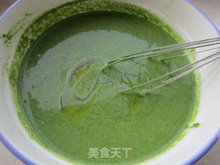 菠菜煎饼的做法步骤：8