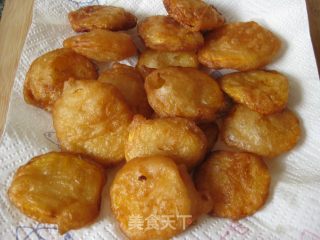 零厨艺------酥炸红薯片的做法步骤：8