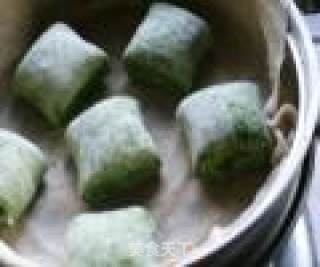 葱油菠菜卷的做法步骤：11