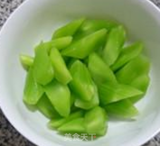 芝麻莴笋的做法步骤：6