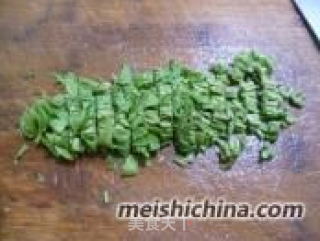 香椿炒年糕的做法步骤：8