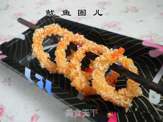 香酥鱿鱼圈儿的做法步骤：7