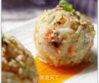 蒸蒸更健康-----腊味土豆丸子的做法步骤：9