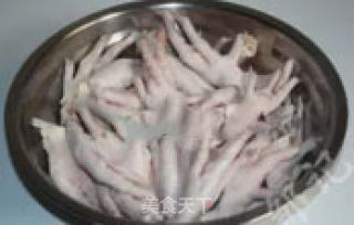 椒麻虎皮鸡爪的做法步骤：3