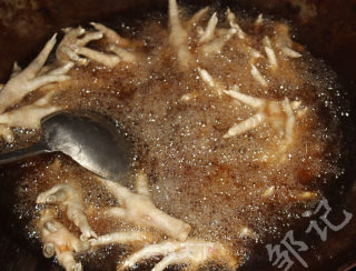 椒麻虎皮鸡爪的做法步骤：5
