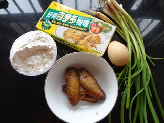 咖喱鸡蛋饼的做法步骤：1