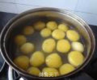 椰汁地瓜芋圆羹的做法步骤：6