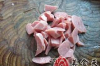 香芹火腿炒腊肉的做法步骤：4