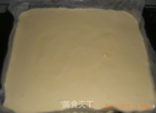 可可肉松蛋糕卷的做法步骤：14