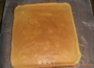 可可肉松蛋糕卷的做法步骤：15