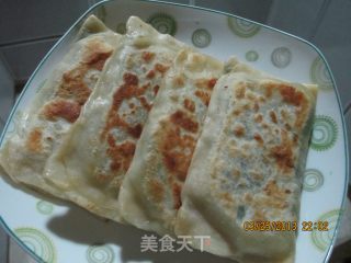 韭菜饼的做法步骤：16