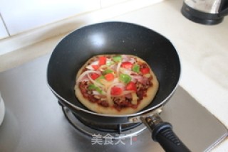 意式肉酱培根披萨（平底锅版）的做法步骤：29
