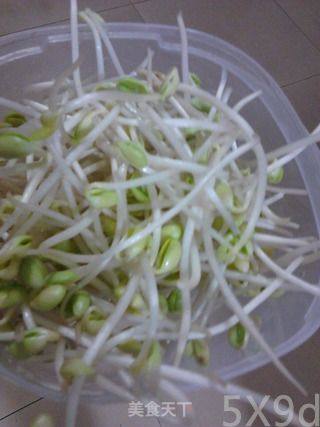 豆芽、白菜、豆皮炒肉的做法步骤：1