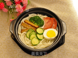 砂锅乌冬面的做法步骤：6