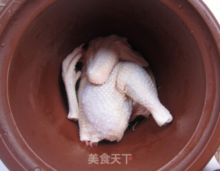 农家自种丝线根炖老母鸡的做法步骤：4