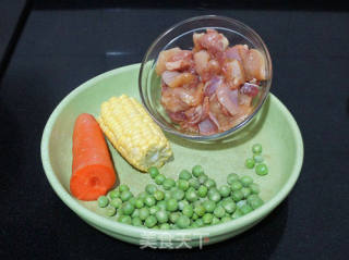 【缤纷鸡肉三丁】的做法步骤：1