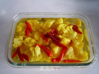 泡泰式咖喱花椰菜的做法步骤：4