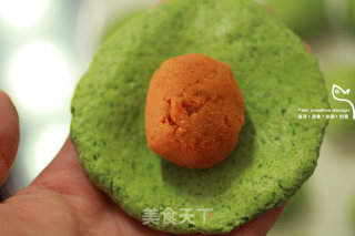 花生粉番薯青团的做法步骤：7