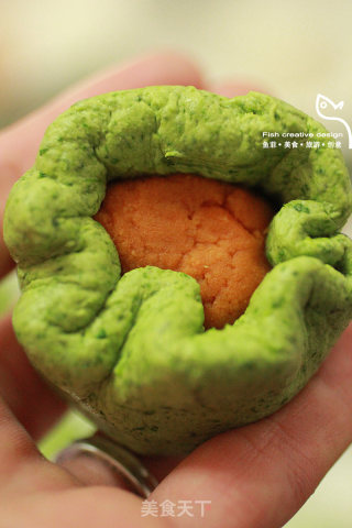 花生粉番薯青团的做法步骤：8