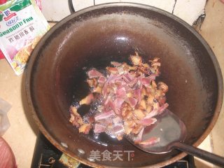 腊肉干豆角的做法步骤：5