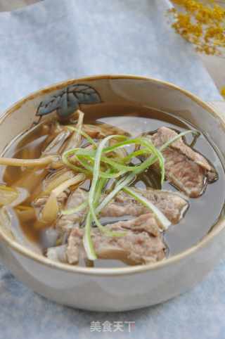 黄花菜煲排骨的做法步骤：9