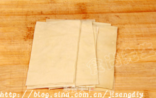 用豆腐皮卷出五彩缤纷的健康美食的做法步骤：7