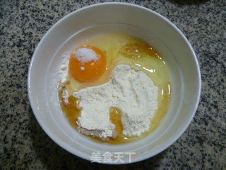 菜叶鸡蛋饼的做法步骤：4