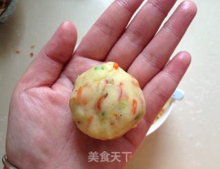 缤纷土豆饼的做法步骤：10