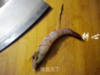 菠萝炒虾的做法步骤：3