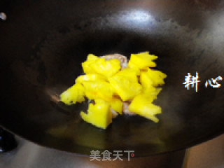 菠萝炒虾的做法步骤：8
