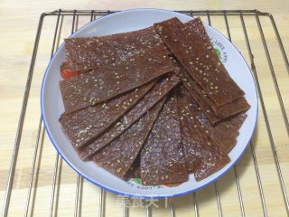 蜜汁猪肉脯的做法步骤：9