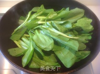 清炒菜心的做法步骤：4