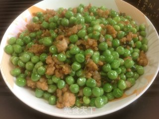 豌豆肉末的做法步骤：11