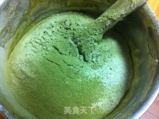 爸爸妈妈应该会爱的蛋糕——蓝莓抹茶的做法步骤：8
