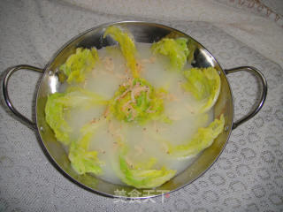 豆汁汤娃娃菜的做法步骤：9