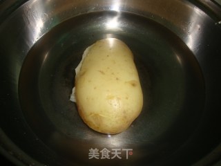薯仔牛肉+蒜蓉腐乳炒通菜的做法步骤：1
