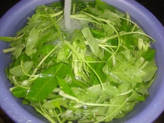 薯仔牛肉+蒜蓉腐乳炒通菜的做法步骤：7